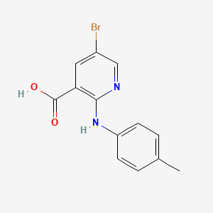 5-Bromo-2-(4-methylanilino)pyridine-3-carboxylic acid