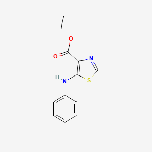Ethyl 5-[(4-methylphenyl)amino]-1,3-thiazole-4-carboxylate
