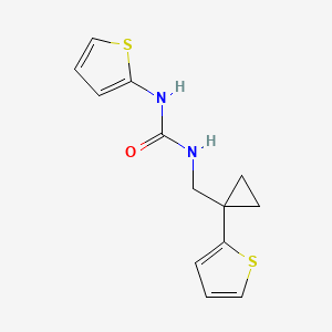 1-(Thiophen-2-yl)-3-((1-(thiophen-2-yl)cyclopropyl)methyl)urea