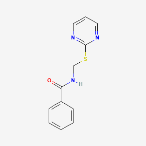 N-(pyrimidin-2-ylsulfanylmethyl)benzamide