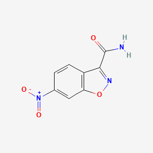 6-Nitro-1,2-benzoxazole-3-carboxamide