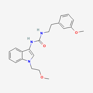 1-(1-(2-methoxyethyl)-1H-indol-3-yl)-3-(3-methoxyphenethyl)urea