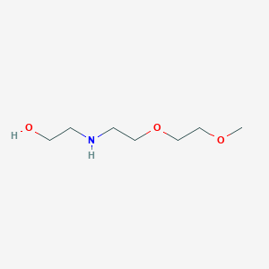molecular formula C7H17NO3 B2650007 2-{[2-(2-Methoxyethoxy)ethyl]amino}ethan-1-ol CAS No. 98433-85-3