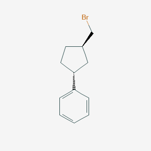 [(1R,3R)-3-(Bromomethyl)cyclopentyl]benzene
