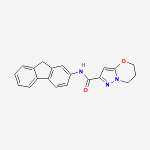 N-(9H-fluoren-2-yl)-6,7-dihydro-5H-pyrazolo[5,1-b][1,3]oxazine-2-carboxamide