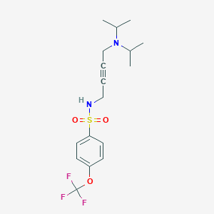 N-(4-(diisopropylamino)but-2-yn-1-yl)-4-(trifluoromethoxy)benzenesulfonamide