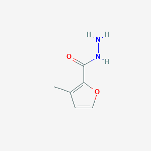 molecular formula C6H8N2O2 B2650124 3-Methylfuran-2-carbohydrazide CAS No. 52541-78-3