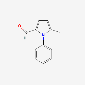 molecular formula C12H11NO B2650130 5-methyl-1-phenyl-1H-pyrrole-2-carbaldehyde CAS No. 127717-63-9