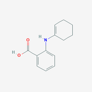 molecular formula C13H15NO2 B2650199 2-(Cyclohex-1-enylamino)benzoic acid CAS No. 913255-26-2