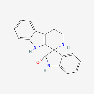 molecular formula C18H15N3O B2650300 2',3',4',9'-Tetrahydrospiro[indoline-3,1'-pyrido[3,4-b]indol]-2-one CAS No. 796887-09-7
