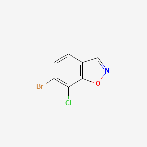 6-Bromo-7-chloro-1,2-benzoxazole