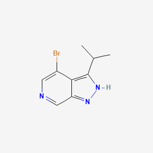 1H-Pyrazolo[3,4-c]pyridine, 4-bromo-3-(1-methylethyl)-