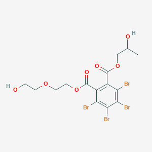 molecular formula C15H16Br4O7 B026506 2-(2-羟乙氧基)乙基 2-羟丙基 3,4,5,6-四溴邻苯二甲酸酯 CAS No. 20566-35-2
