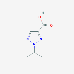 molecular formula C6H9N3O2 B2650618 2-(1-甲基乙基)-2H-1,2,3-三唑-4-羧酸 CAS No. 1198437-36-3