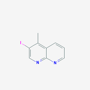 molecular formula C9H7IN2 B2650685 3-Iodo-4-methyl-1,8-naphthyridine CAS No. 2472671-95-5