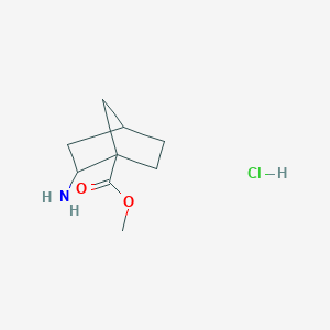 Methyl 2-aminobicyclo[2.2.1]heptane-1-carboxylate;hydrochloride