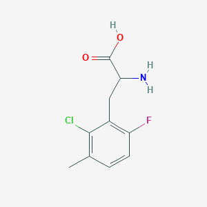 2-Amino-3-(2-chloro-6-fluoro-3-methylphenyl)propanoic acid