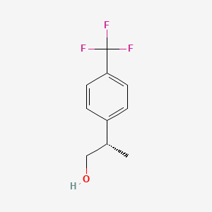 molecular formula C10H11F3O B2650695 (S)-2-[4-(Trifluoromethyl)phenyl]-1-propanol CAS No. 500019-42-1