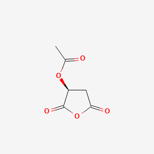 molecular formula C6H6O5 B2650760 (S)-(-)-2-Acetoxysuccinic anhydride CAS No. 57227-08-4; 59025-03-5; 79814-40-7