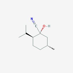 molecular formula C11H19NO B2650817 (1R,2S,5R)-1-Hydroxy-5-methyl-2-propan-2-ylcyclohexane-1-carbonitrile CAS No. 367939-58-0