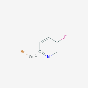 molecular formula C5H3BrFNZn B2650864 5-Fluoro-2-pyridylzinc bromide CAS No. 935433-87-7