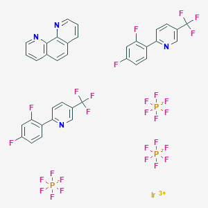 B2650891 Bis [2-(2,4-difluorophenyl)-5-trifluoromethylpyridine] [1,10-phenanthroline] iridium hexafluorophosphate CAS No. 1639408-64-2