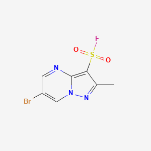 6-Bromo-2-methylpyrazolo[1,5-a]pyrimidine-3-sulfonyl fluoride