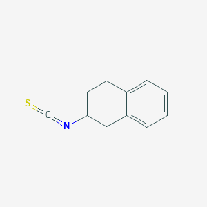 molecular formula C11H11NS B2650927 2-Isothiocyanato-1,2,3,4-tetrahydronaphthalene CAS No. 173996-69-5