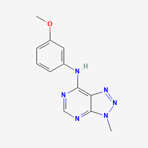molecular formula C12H12N6O B2650938 N-(3-methoxyphenyl)-3-methyl-3H-[1,2,3]triazolo[4,5-d]pyrimidin-7-amine CAS No. 899953-88-9