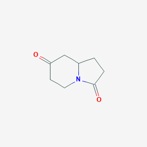 molecular formula C8H11NO2 B2651026 六氢吲哚并二氮杂卓-3,7-二酮 CAS No. 58805-02-0