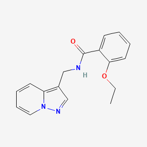 molecular formula C17H17N3O2 B2651061 2-乙氧基-N-(吡唑并[1,5-a]吡啶-3-基甲基)苯甲酰胺 CAS No. 1396680-81-1