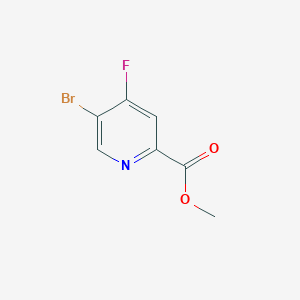 molecular formula C7H5BrFNO2 B2651069 Methyl 5-bromo-4-fluoropicolinate CAS No. 1256788-80-3