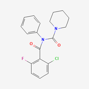 molecular formula C19H18ClFN2O2 B2651071 N-(2-氯-6-氟苯甲酰)-N-苯基哌啶-1-甲酰胺 CAS No. 899755-11-4
