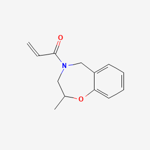 1-(2-Methyl-3,5-dihydro-2H-1,4-benzoxazepin-4-yl)prop-2-en-1-one