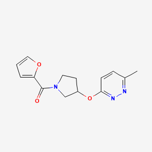 3-{[1-(furan-2-carbonyl)pyrrolidin-3-yl]oxy}-6-methylpyridazine