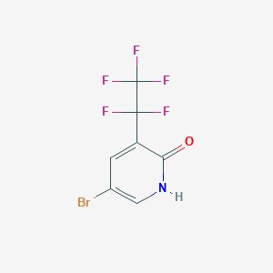 5-Bromo-3-(1,1,2,2,2-pentafluoroethyl)-1H-pyridin-2-one