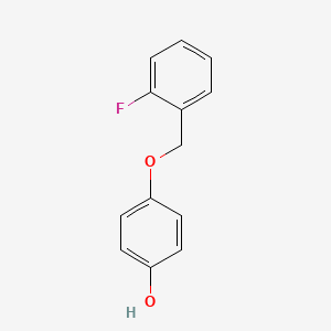 molecular formula C13H11FO2 B2651125 4-((2-Fluorobenzyl)oxy)phenol CAS No. 1094247-88-7