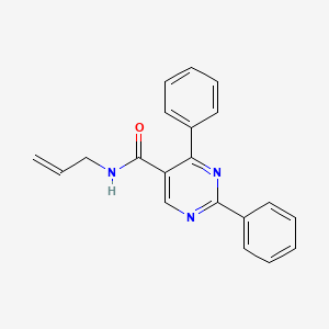 molecular formula C20H17N3O B2651142 N-allyl-2,4-diphenyl-5-pyrimidinecarboxamide CAS No. 338771-89-4