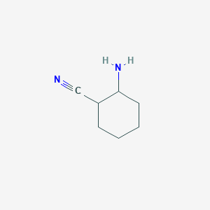 molecular formula C7H12N2 B2651151 2-Aminocyclohexane-1-carbonitrile CAS No. 586965-84-6