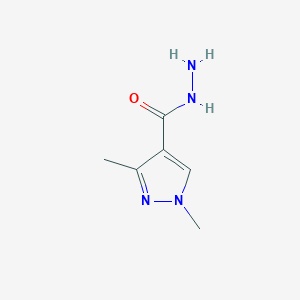 molecular formula C6H10N4O B2651183 1,3-dimethyl-1H-pyrazole-4-carbohydrazide CAS No. 512810-25-2