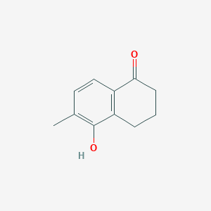 molecular formula C11H12O2 B2651190 5-Hydroxy-6-methyl-3,4-dihydronaphthalen-1(2H)-one CAS No. 41552-07-2