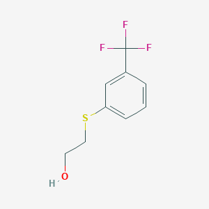 molecular formula C9H9F3OS B2651212 3-Trifluoromethylphenylthioethanol CAS No. 548739-94-2