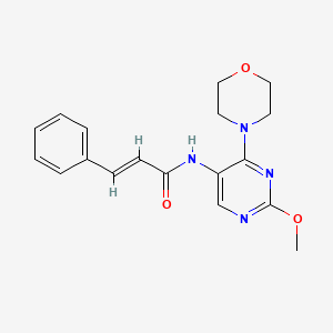 N-(2-methoxy-4-morpholinopyrimidin-5-yl)cinnamamide