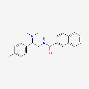 molecular formula C22H24N2O B2651247 N-(2-(dimethylamino)-2-(p-tolyl)ethyl)-2-naphthamide CAS No. 941896-13-5