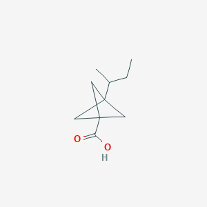 molecular formula C10H16O2 B2651281 3-Butan-2-ylbicyclo[1.1.1]pentane-1-carboxylic acid CAS No. 2287285-45-2