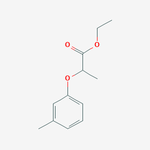 molecular formula C12H16O3 B2651286 Ethyl 2-(3-methylphenoxy)propanoate CAS No. 152855-53-3
