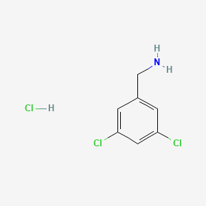 molecular formula C7H8Cl3N B2651288 (3,5-dichlorophenyl)methanamine Hydrochloride CAS No. 78335-91-8
