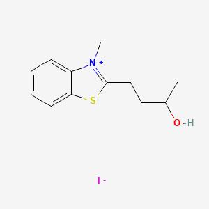 molecular formula C12H16INOS B2651292 2-(3-Hydroxybutyl)-3-methylbenzo[d]thiazol-3-ium iodide CAS No. 473707-81-2