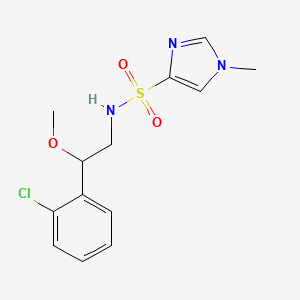 N-(2-(2-chlorophenyl)-2-methoxyethyl)-1-methyl-1H-imidazole-4-sulfonamide