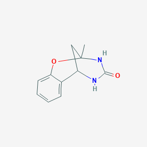 molecular formula C11H12N2O2 B2651340 2-甲基-2,3,5,6-四氢-4H-2,6-甲烷-1,3,5-苯并恶二唑嗪-4-酮 CAS No. 159211-12-8